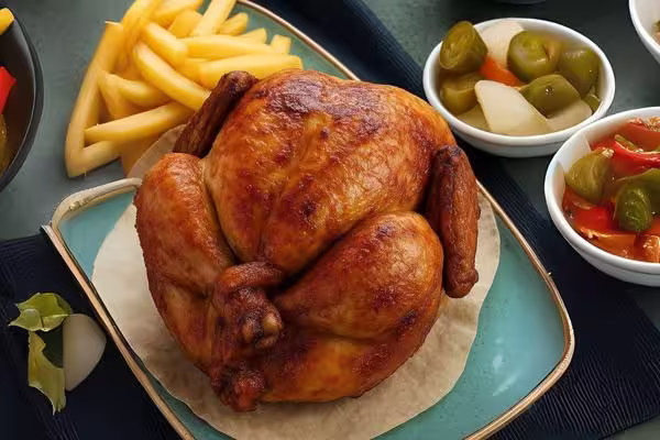 Gegrilltes Hähnchen